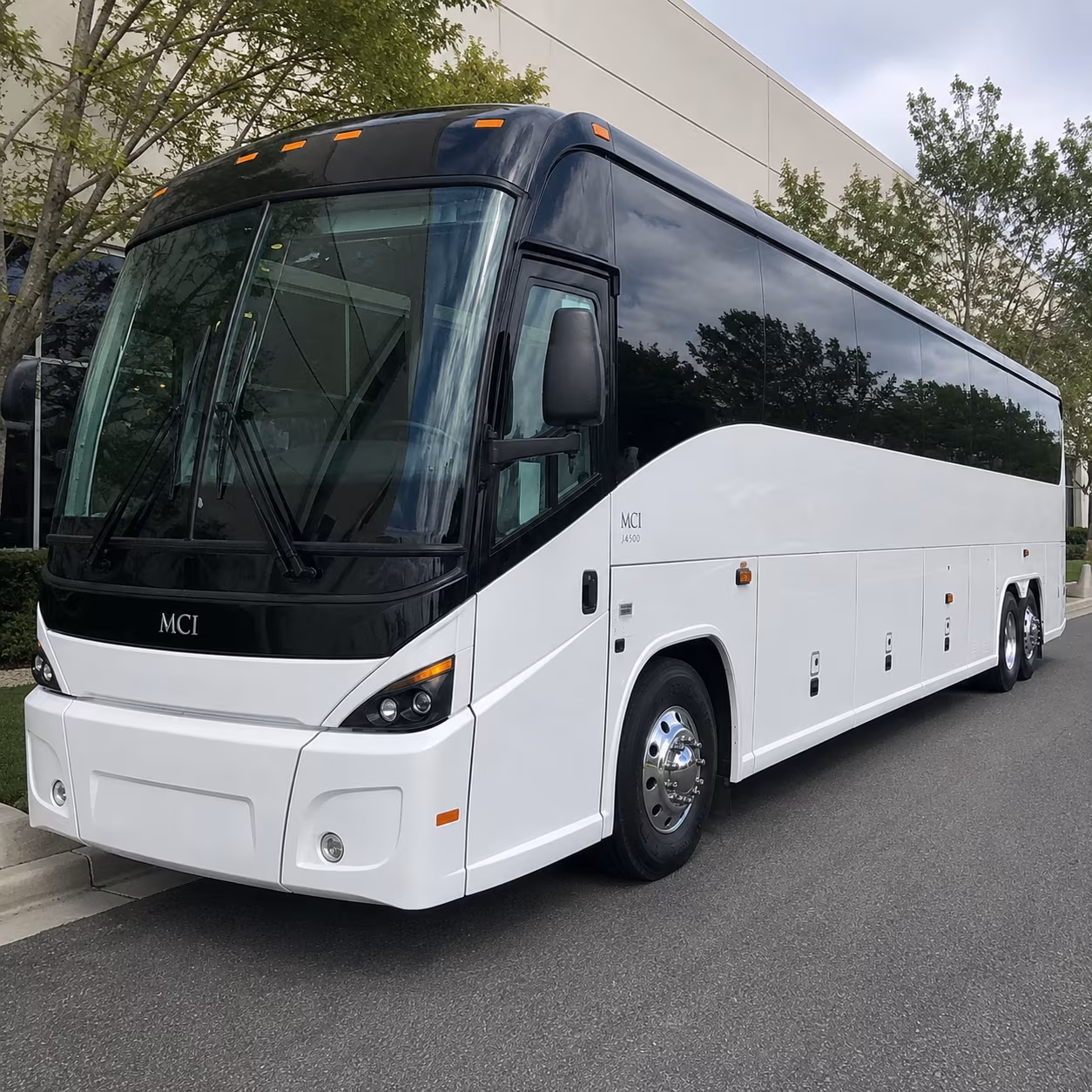 billings charter bus rental exterior
