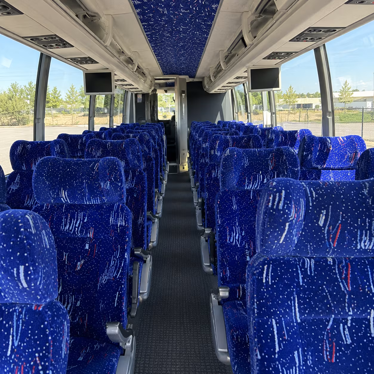 billings charter bus rental inside